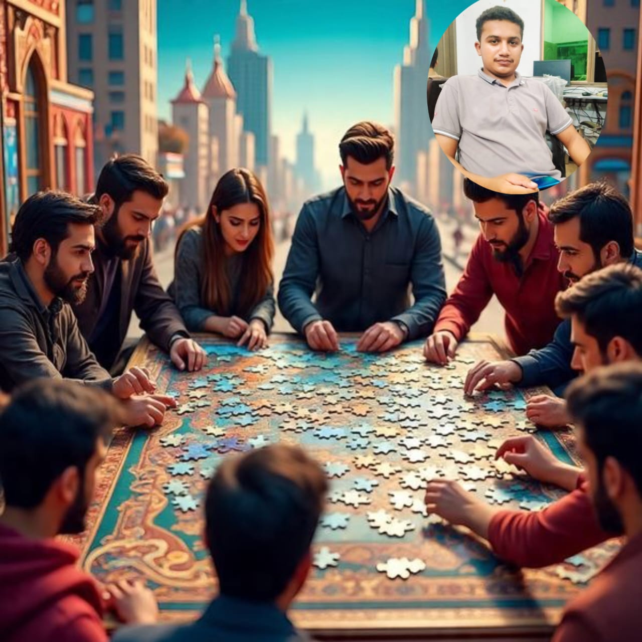 Puzzle Craze Among Faisalabad Players