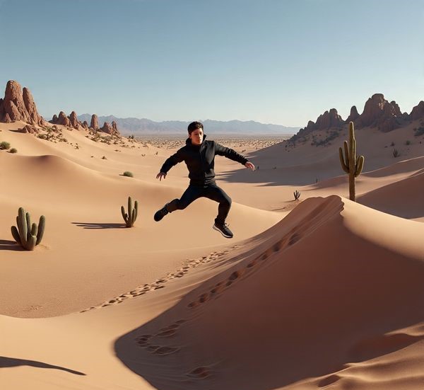 3D Desert Parkour