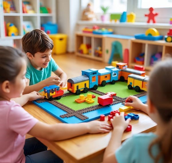 Labo Brick Train Game For Kids