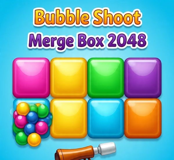 Bubble Shoot Merge Box 2048